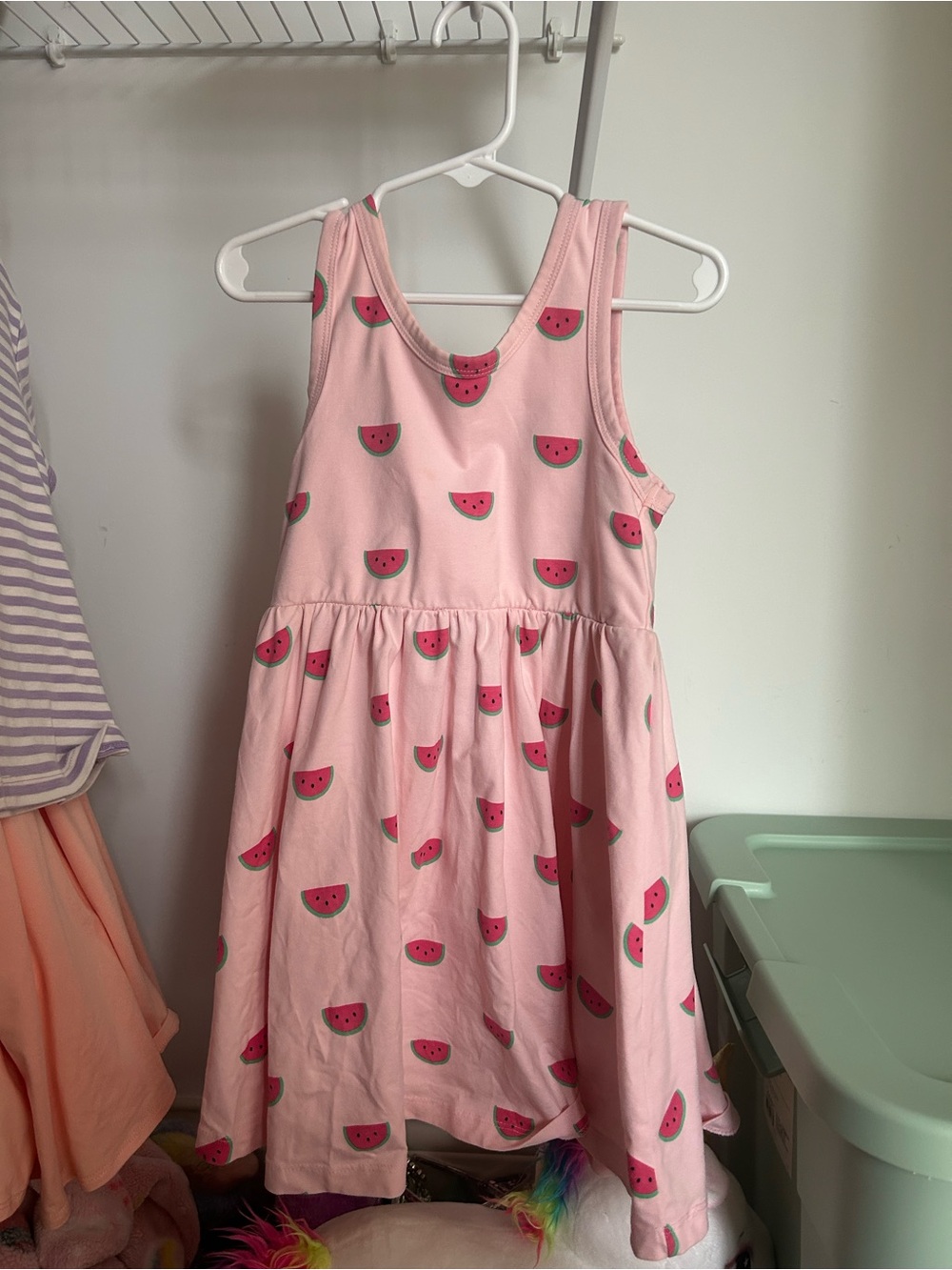 Monica & Andy watermelon dress